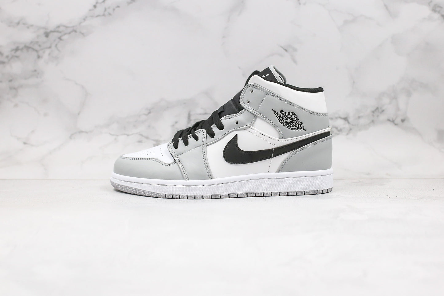 Designer Jordan 1 Mid Light Smoke Grey High Q