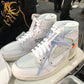 Designer Air Jordan 1 OFF-W High Q ( Customs And Box ), Jordan 1 Sneakers Active A12