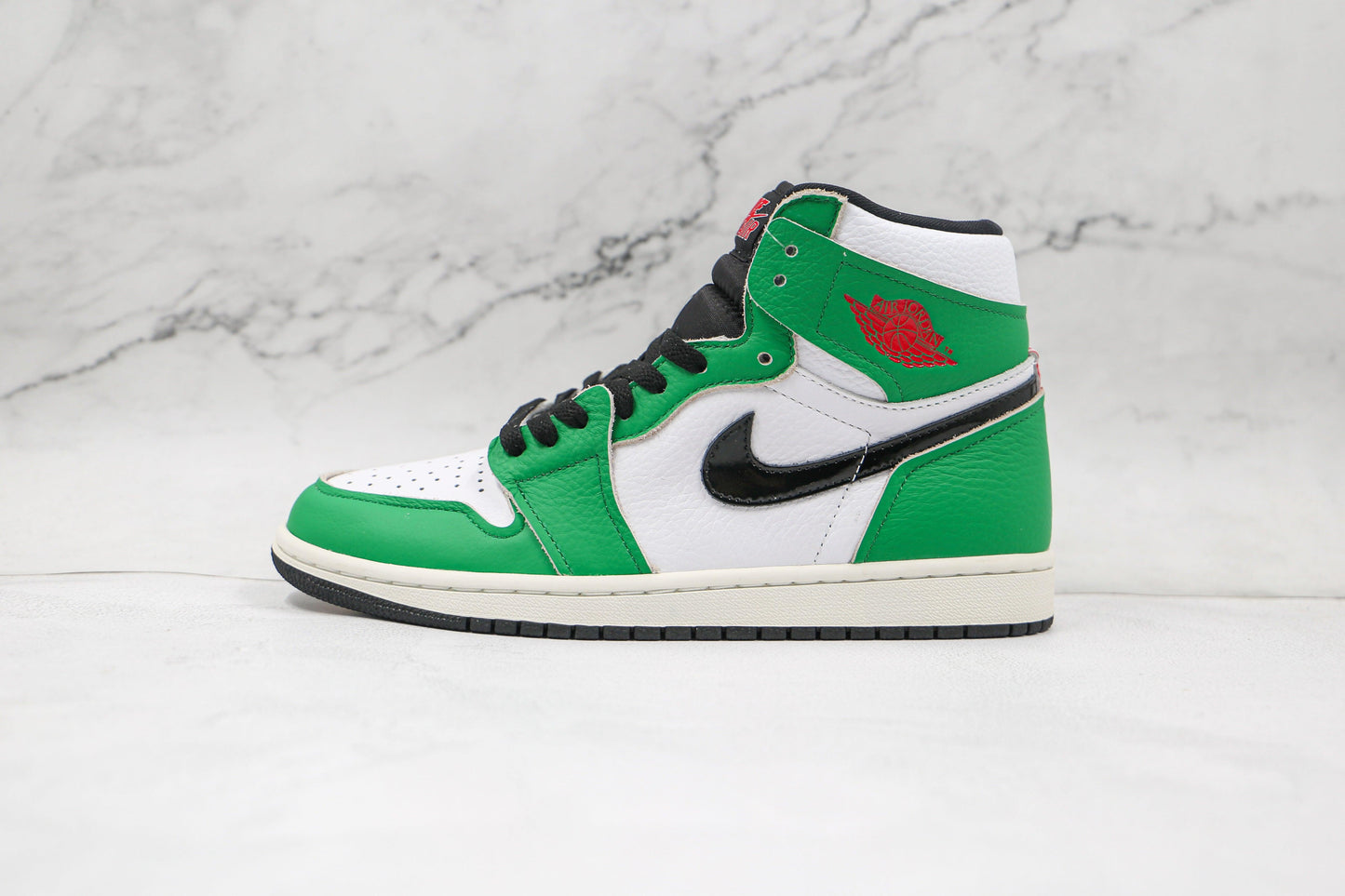 Designer GREEN Jordan 1 High Q ( Customs And Box ), Jordan 1 Sneakers Active