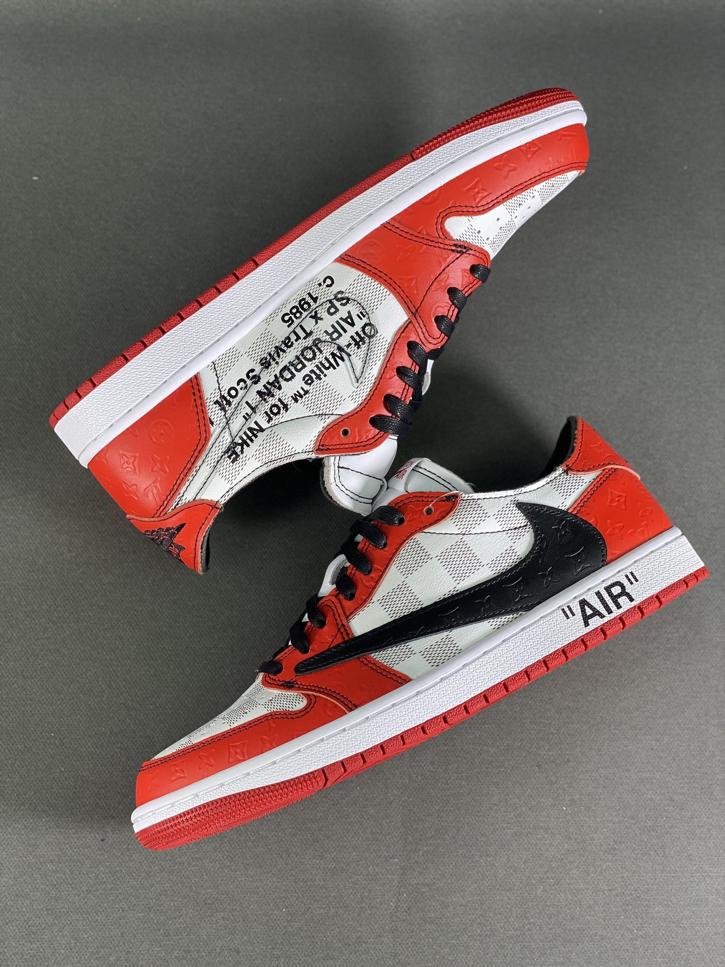 Designer Air Jordan 1 Low x Off-White x Travis Scott DZ2403 006