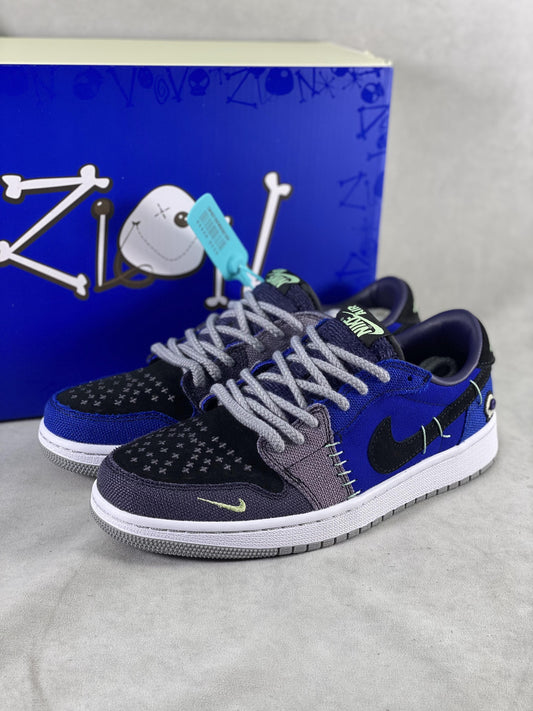 Designer Air Jordan 1 Low OG ZION "Voodoo Alternate"