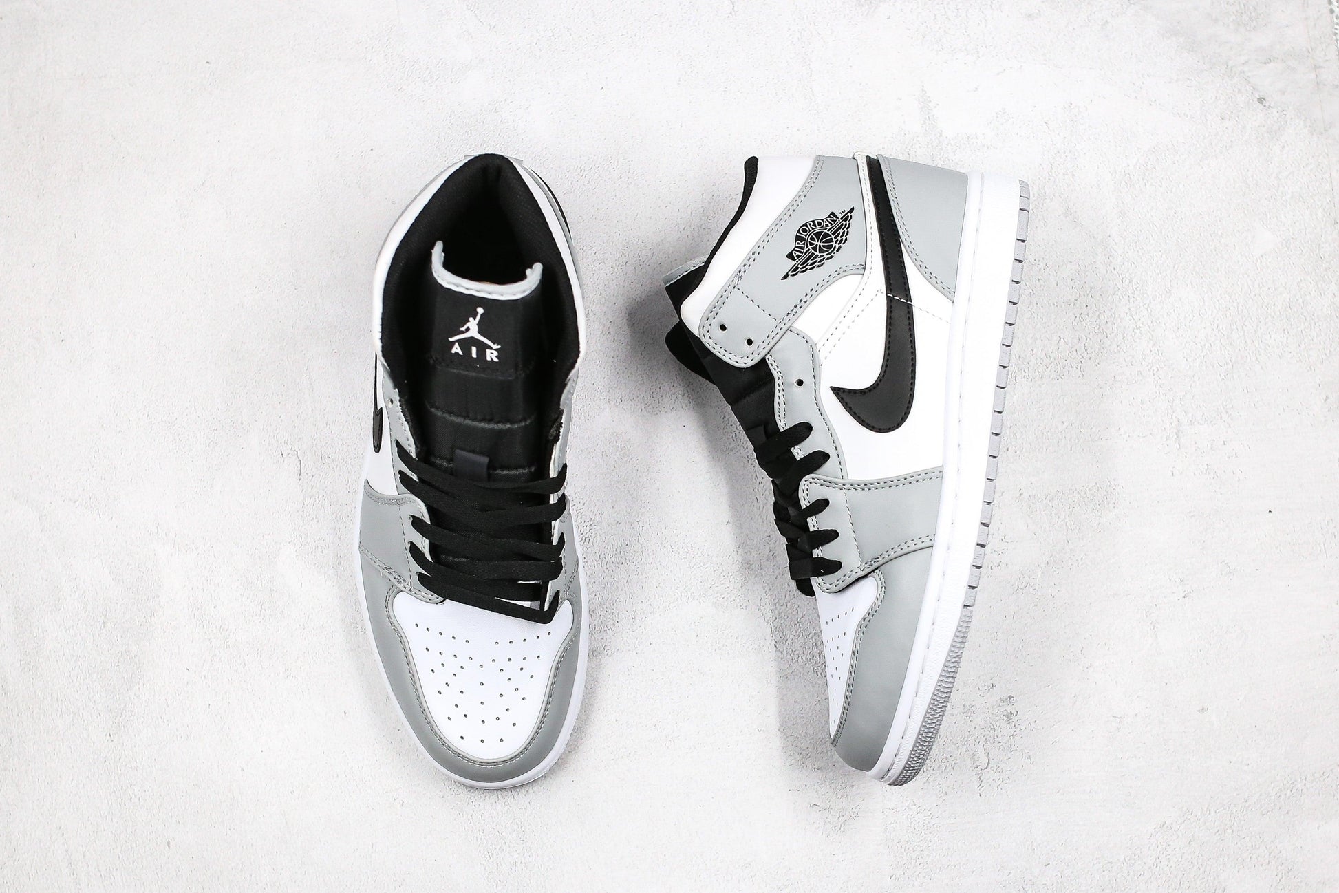 Designer Jordan 1 Mid Light Smoke Grey High Q