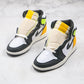 Designer Air Jordan 1 Vlot Gold High Q ( Customs And Box ), Jordan 1 Sneakers Active