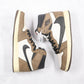 Designer Brown T-Scott x Fragment x Air Jordan 1 High Q ( Customs And Box ), Jordan 1 Sneakers Active CACTUS JACK