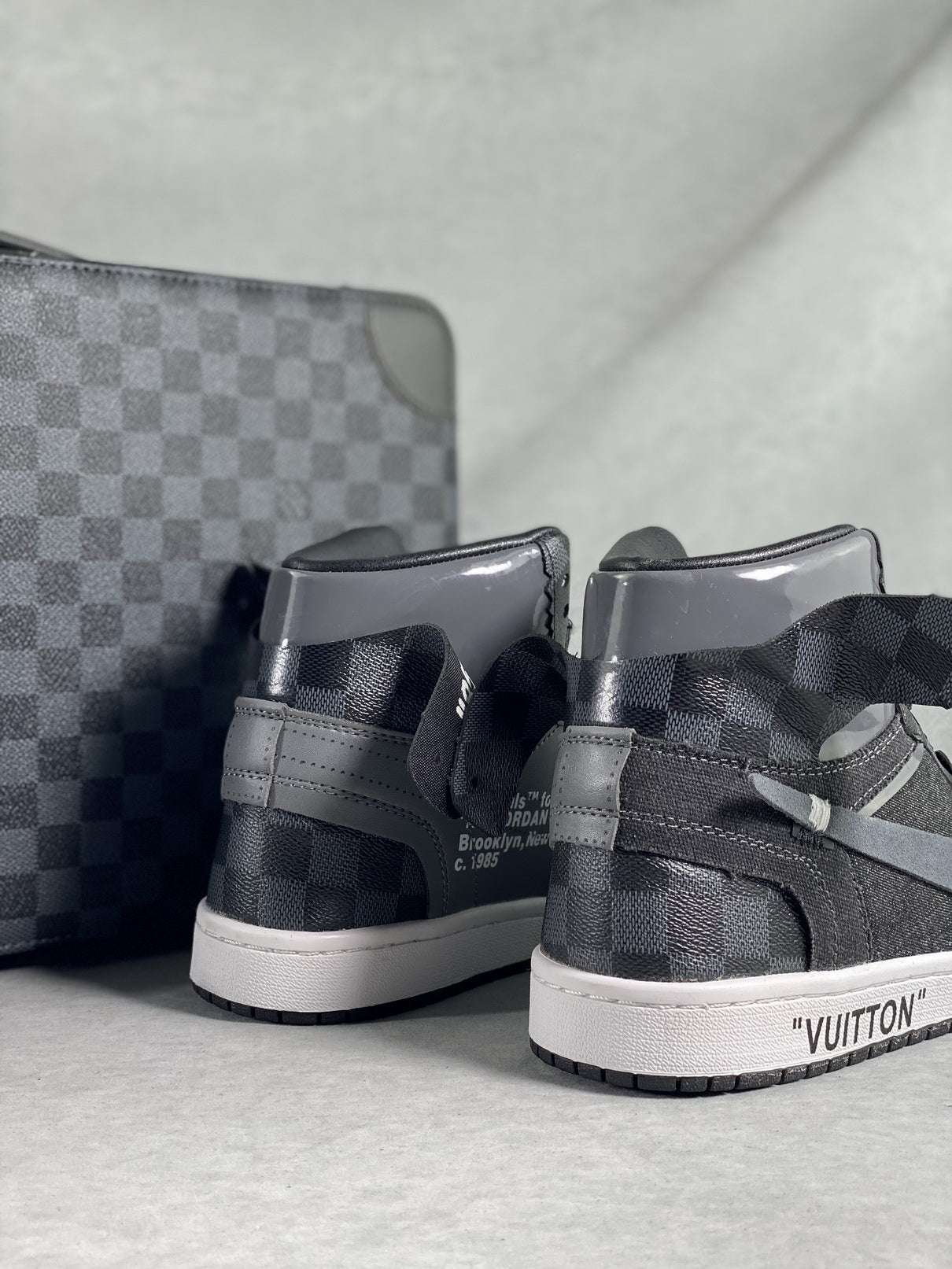 Designer Air Jordan 1 x LV Logo