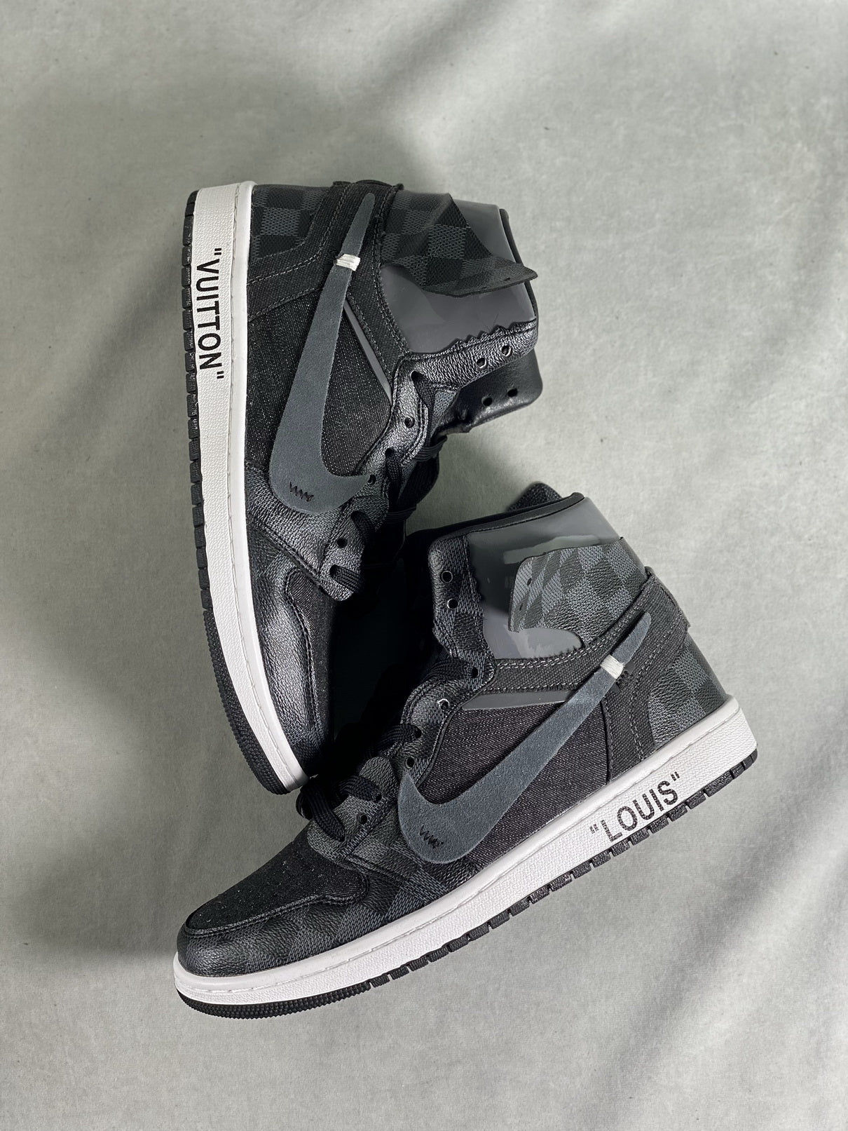 Designer Air Jordan 1 x LV Logo