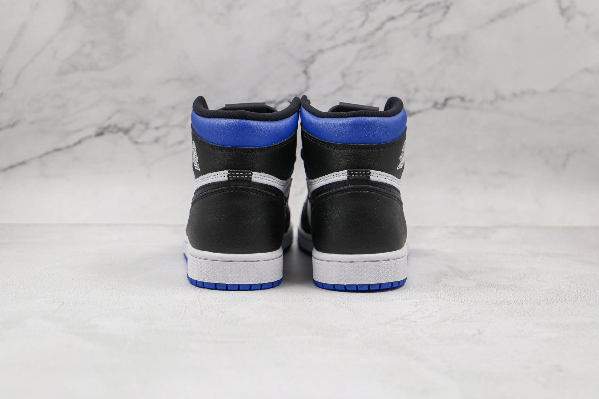 Designer Black Blue Jordan 1 High Q ( Customs And Box ), Jordan 1 Sneakers Active