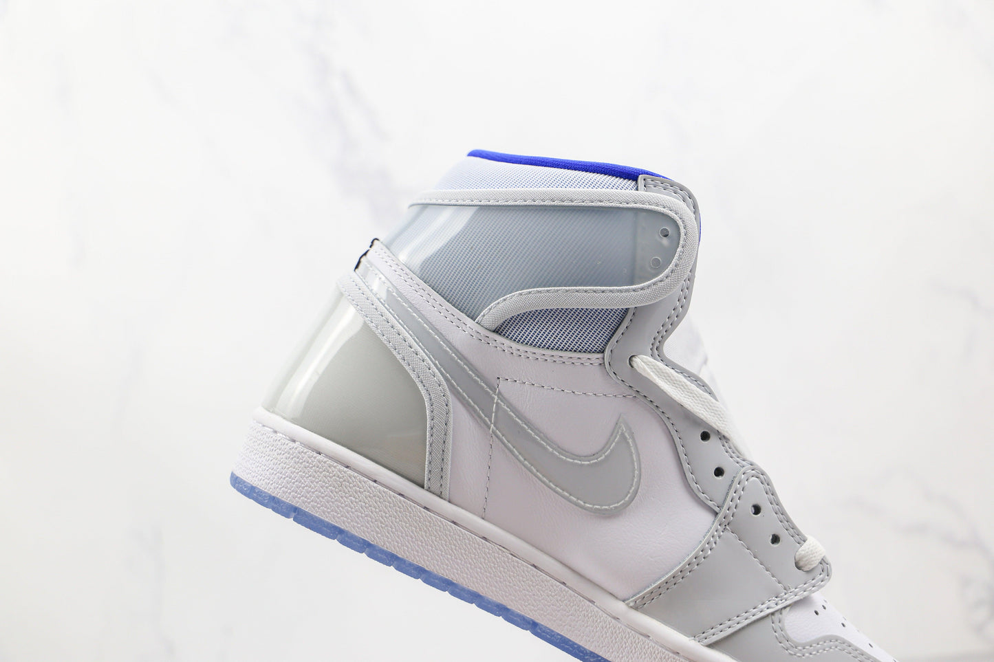 Designer White Jordan 1 High Q ( Customs And Box ), Jordan 1 Sneakers Active