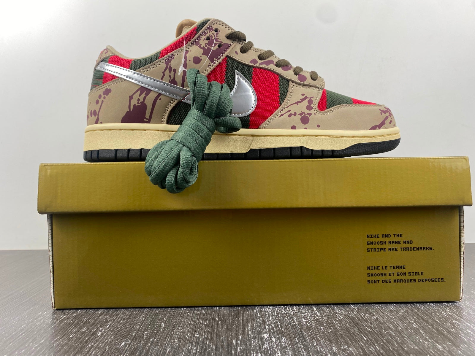 Designer SB Dunk Low “Freddy Krueger”