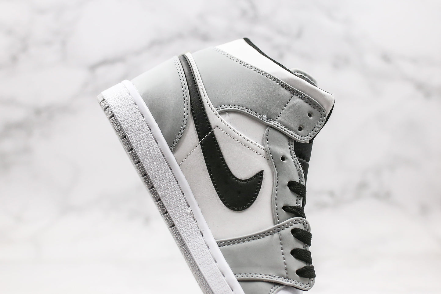 Designer Jordan 1 Mid Light Smoke Grey High Q