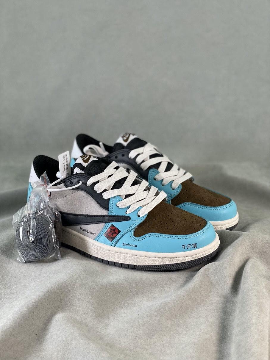 Designer Travis Scott x Air Jordan 1 Low OG SP 'JACKBOYS' DM7866-009