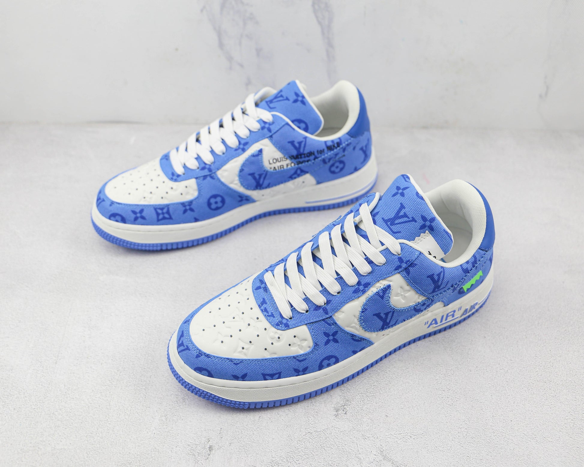 Designer LV x NK Air Force Monogram