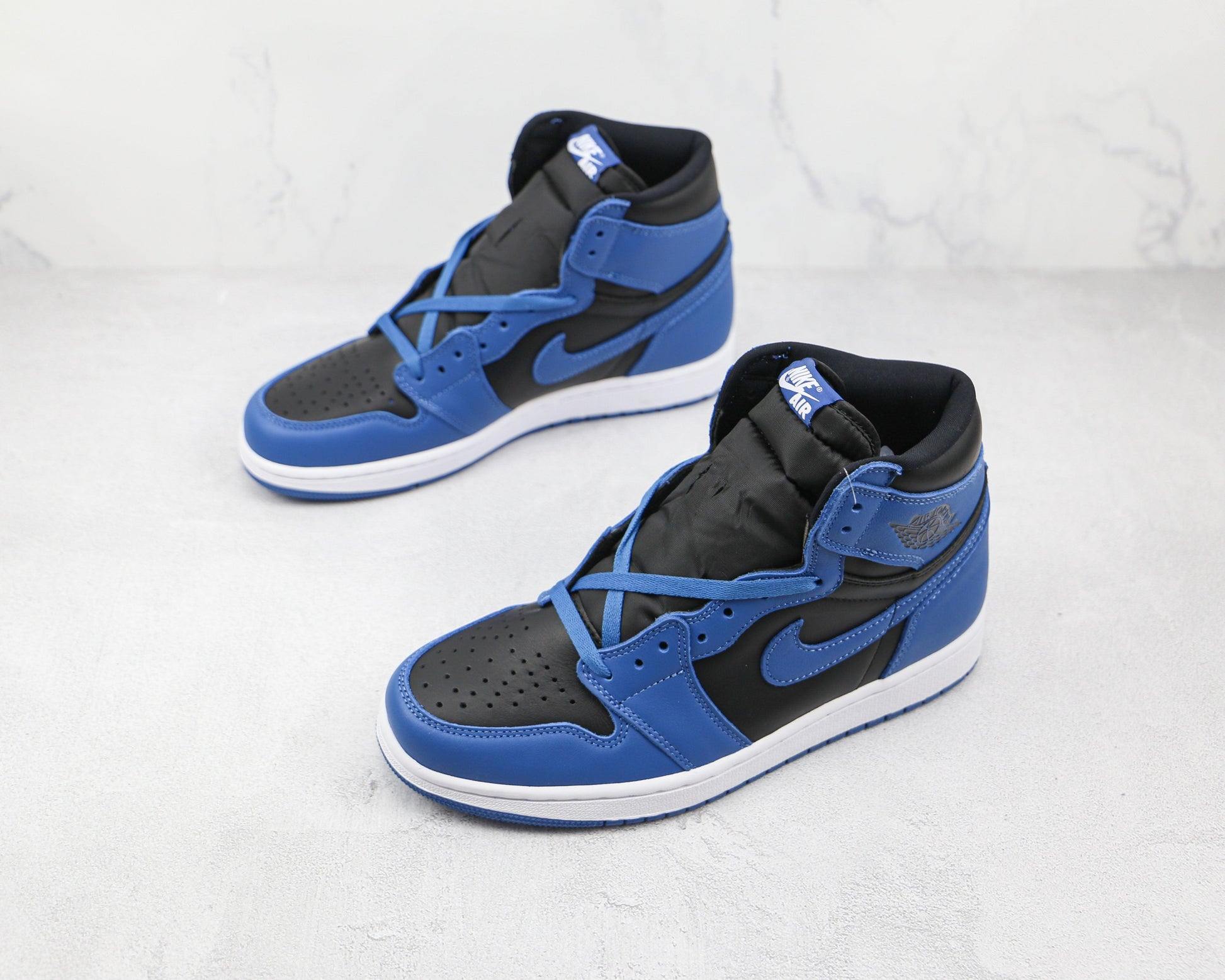 Designer Blue Black Jordan 1 High Q