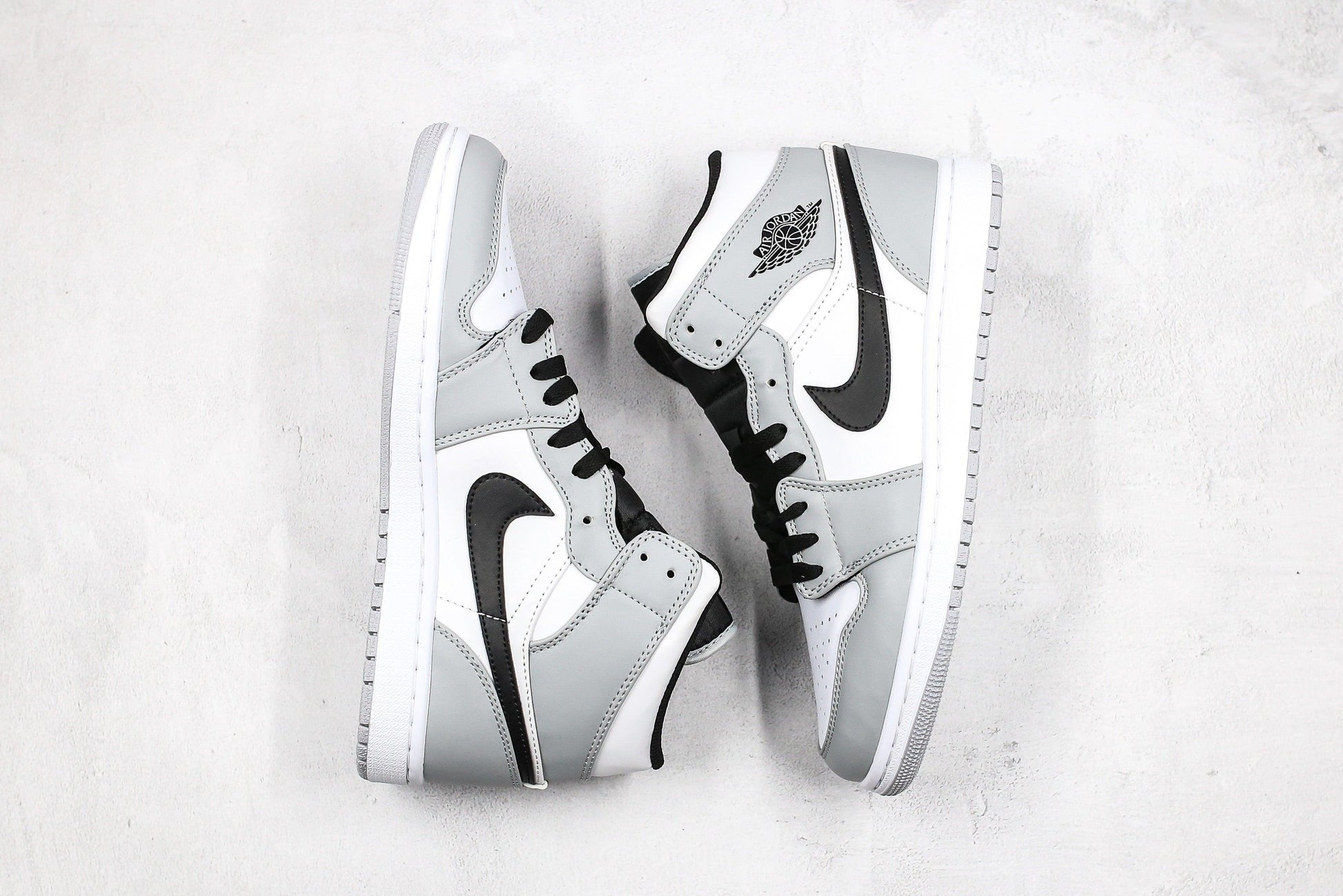 Designer Jordan 1 Mid Light Smoke Grey High Q