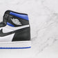 Designer Black Blue Jordan 1 High Q ( Customs And Box ), Jordan 1 Sneakers Active