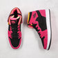 Designer RED Jordan 1 High Q Zoom Air ( Customs And Box ), Jordan 1 Sneakers Active