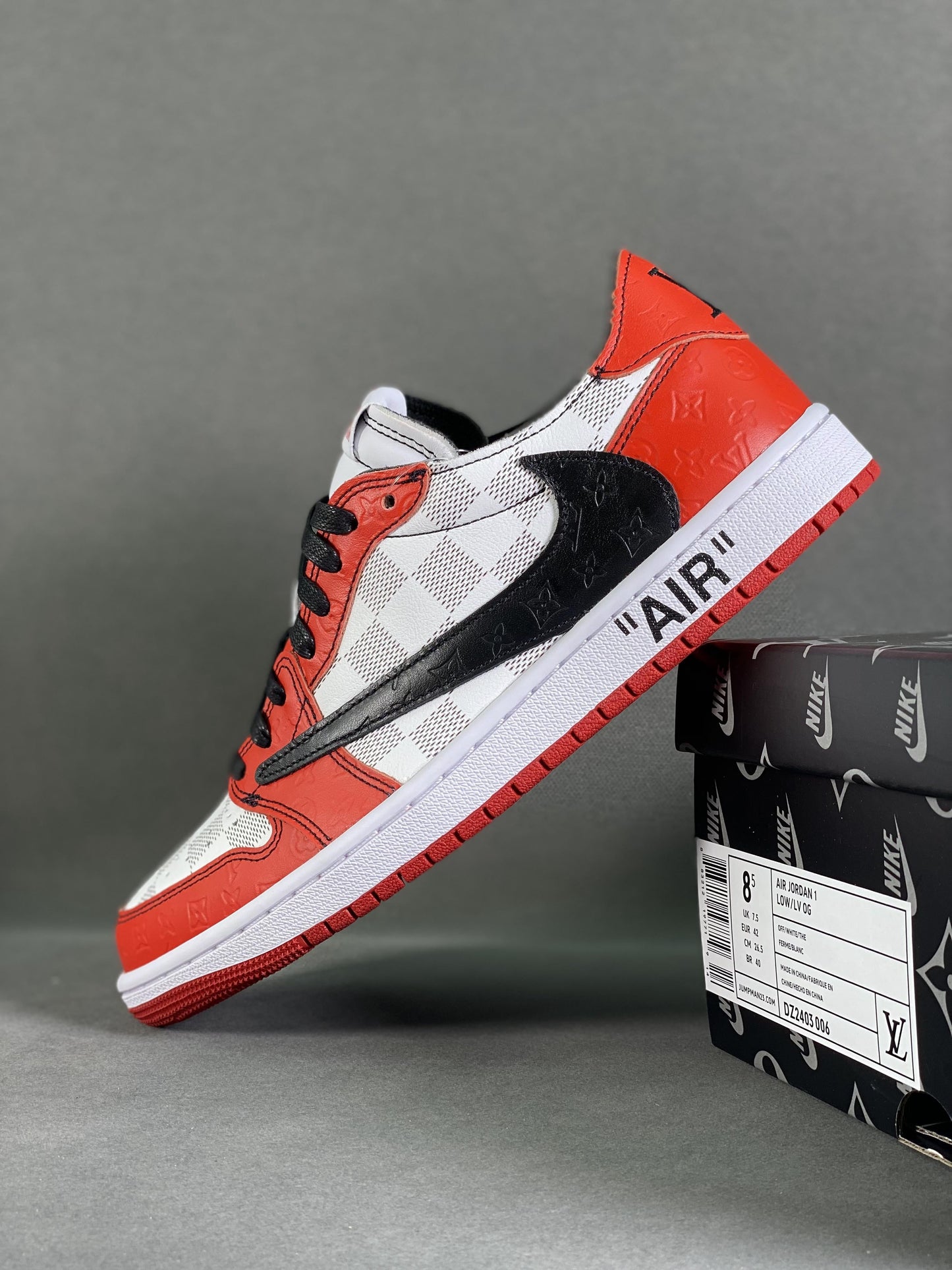 Designer Air Jordan 1 Low x Off-White x Travis Scott DZ2403 006