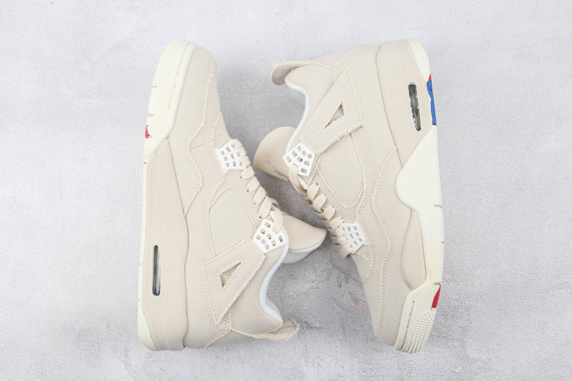 Designer Air Jordan 4 Rerto Canvas DQ4909-100