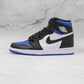 Designer Black Blue Jordan 1 High Q ( Customs And Box ), Jordan 1 Sneakers Active