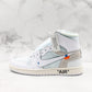 Designer Air Jordan 1 OFF-W High Q ( Customs And Box ), Jordan 1 Sneakers Active A12