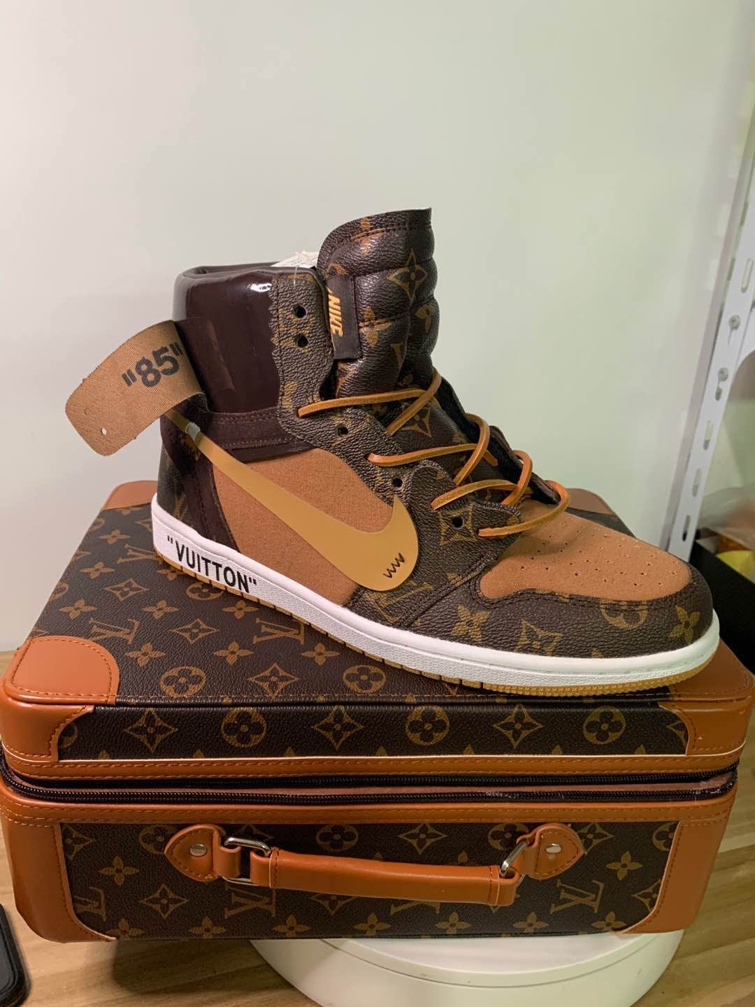 Designer Air Jordan 1 x LV Logo