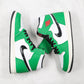 Designer GREEN Jordan 1 High Q ( Customs And Box ), Jordan 1 Sneakers Active