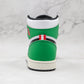 Designer GREEN Jordan 1 High Q ( Customs And Box ), Jordan 1 Sneakers Active