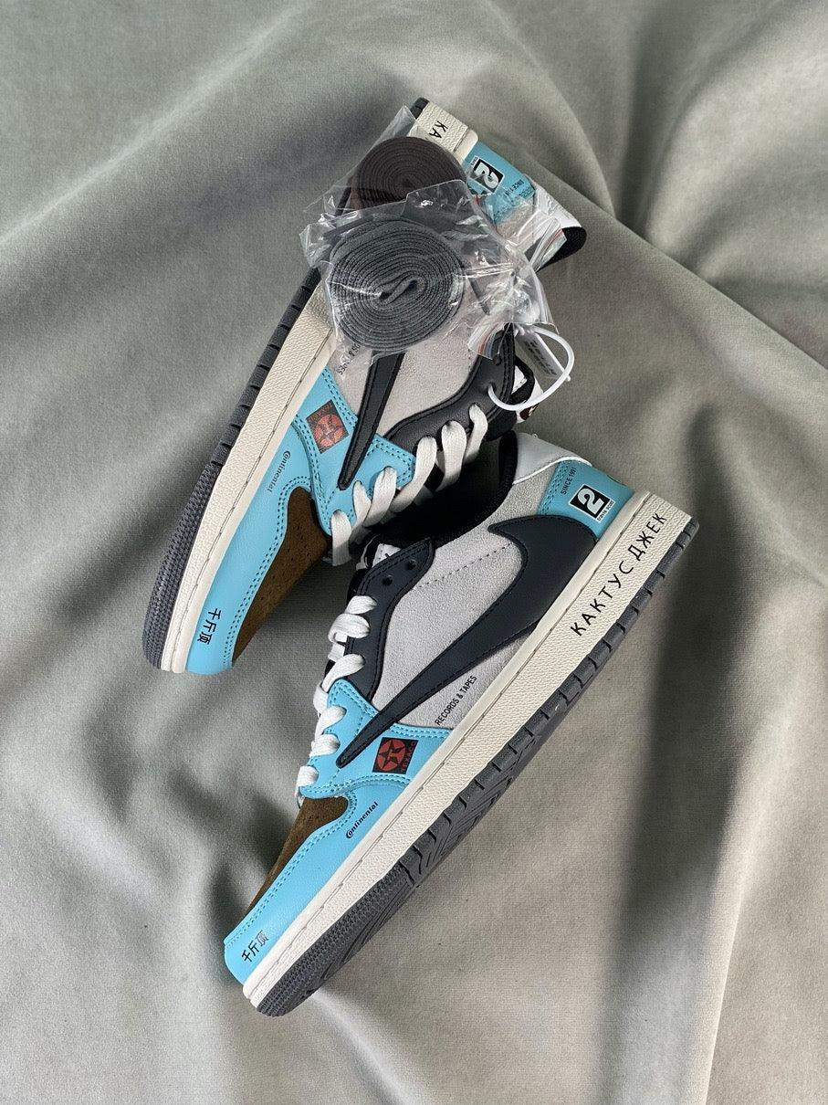 Designer Travis Scott x Air Jordan 1 Low OG SP 'JACKBOYS' DM7866-009