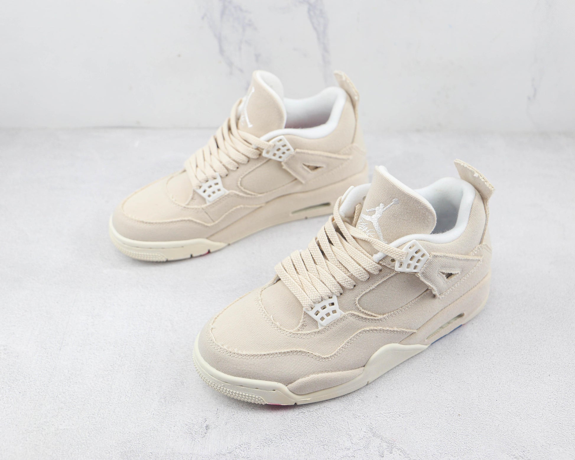 Designer Air Jordan 4 Rerto Canvas DQ4909-100