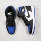 Designer Black Blue Jordan 1 High Q ( Customs And Box ), Jordan 1 Sneakers Active