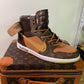 Designer Air Jordan 1 LV High Q ( Customs And Box ), Jordan 1 Sneakers Active A11