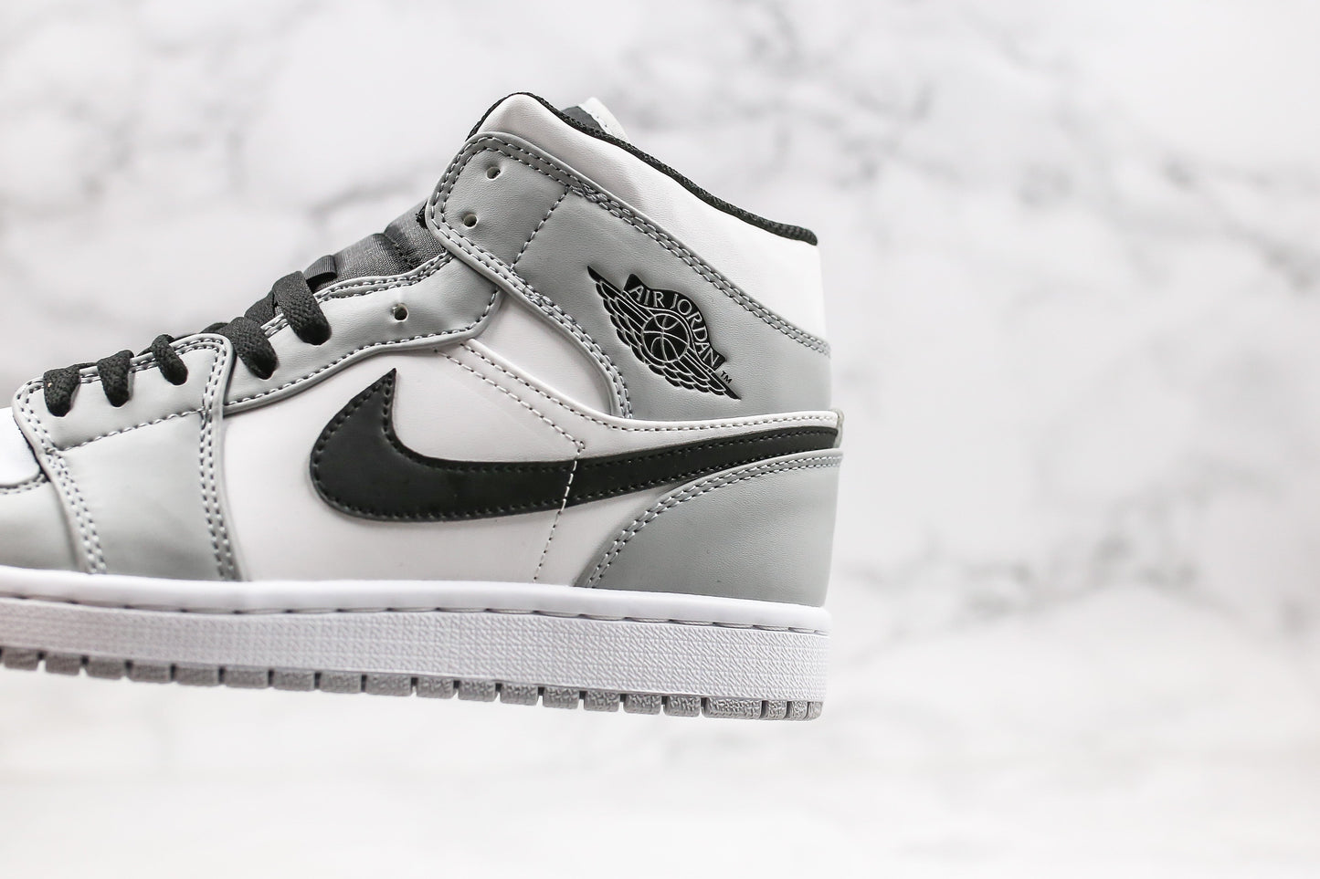 Designer Jordan 1 Mid Light Smoke Grey High Q