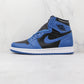 Designer Blue Black Jordan 1 High Q