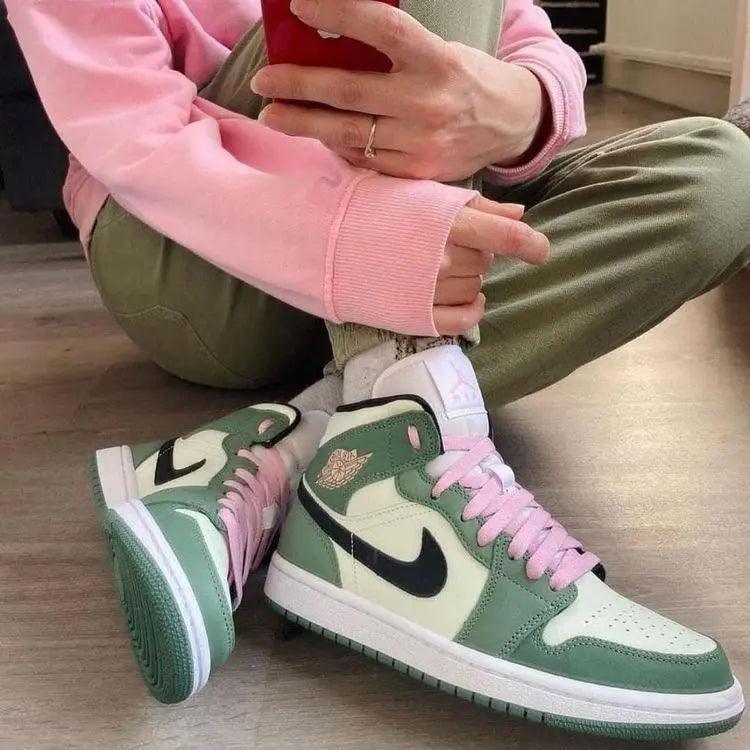 Designer Air Jordan 1 Dutch Green High Q