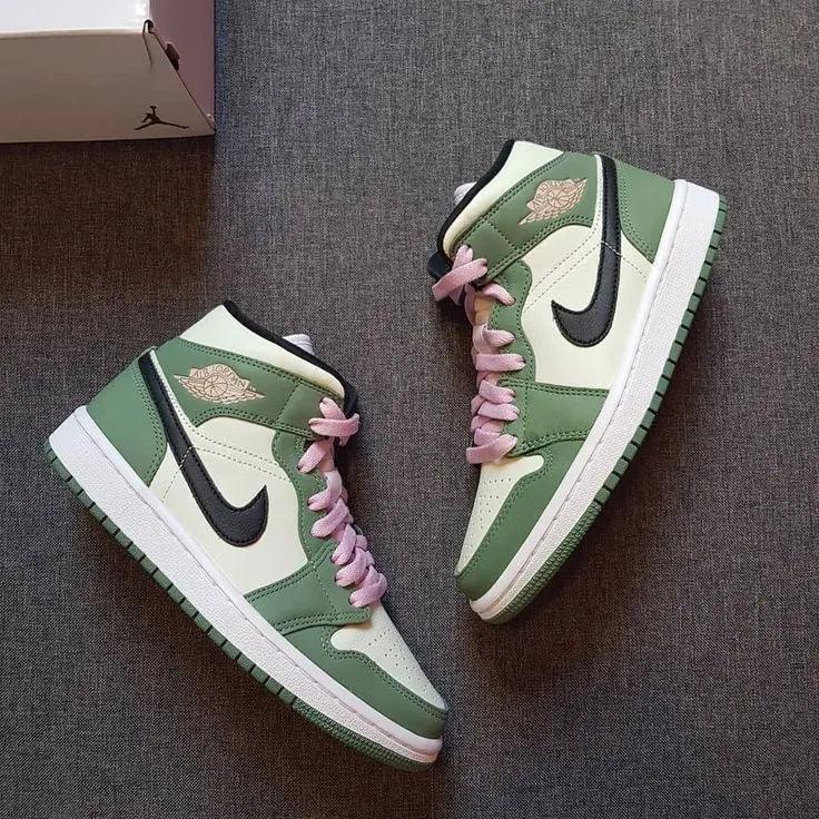 Designer Air Jordan 1 Dutch Green High Q