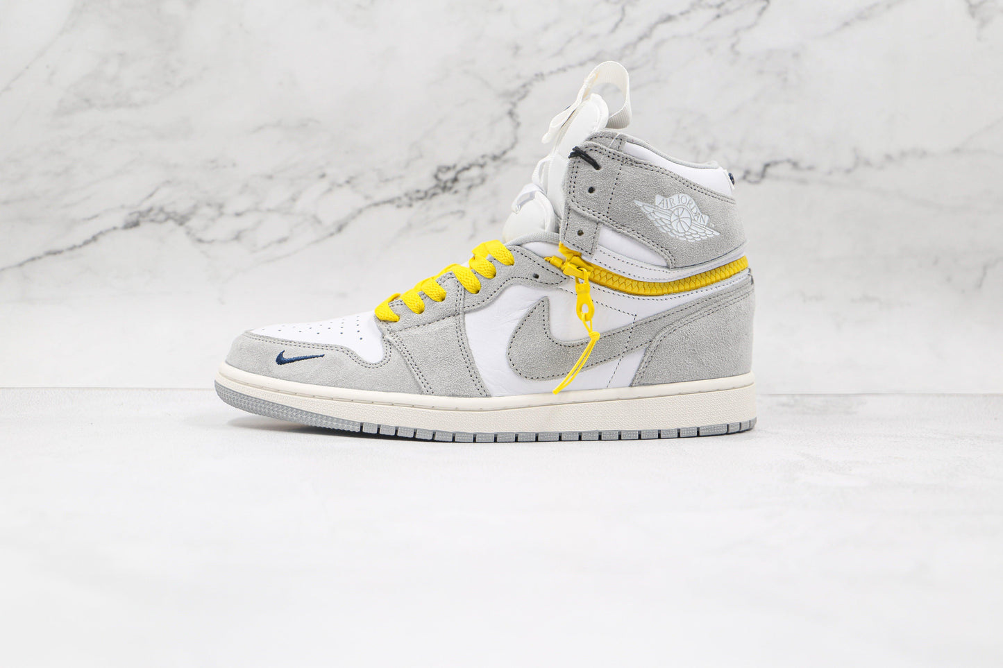 Designer Air Jordan 1 High Switch “Light Smoke Grey” High Q ( Customs And Box ), Jordan 1 Sneakers Active