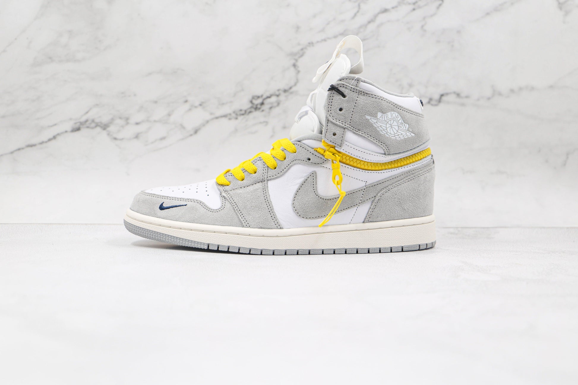 Designer Air Jordan 1 High Switch “Light Smoke Grey” High Q ( Customs And Box ), Jordan 1 Sneakers Active