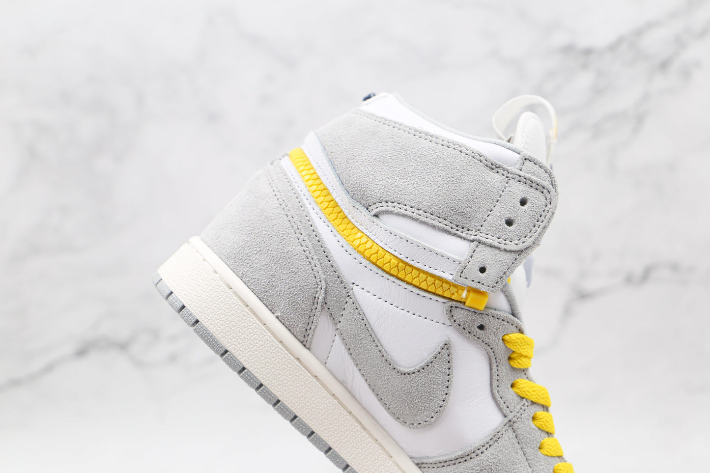 Designer Air Jordan 1 High Switch “Light Smoke Grey” High Q ( Customs And Box ), Jordan 1 Sneakers Active