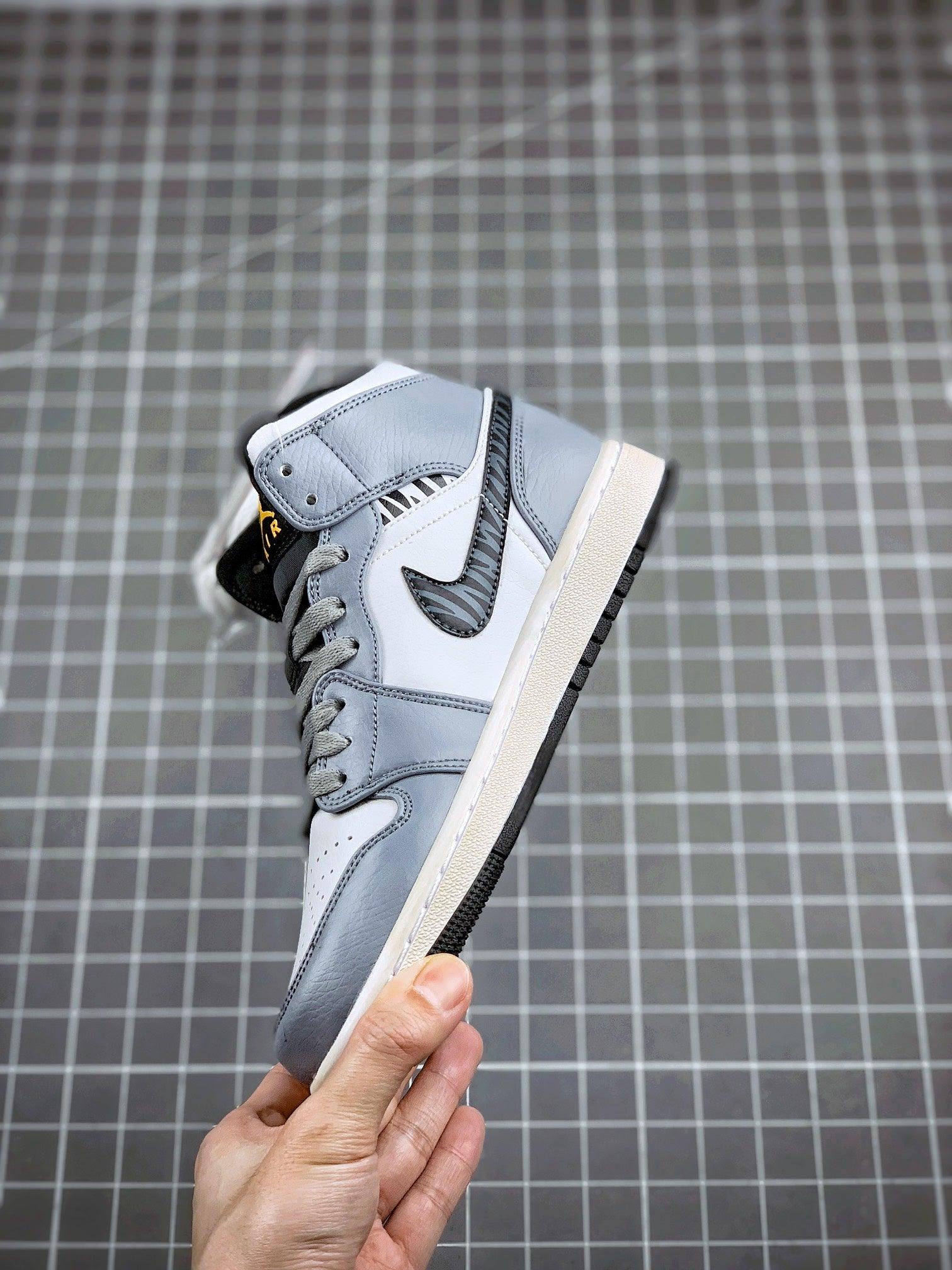 Designer Air Jordan 1 MID Year of the Tiger Limited Dark Grey 554724-170