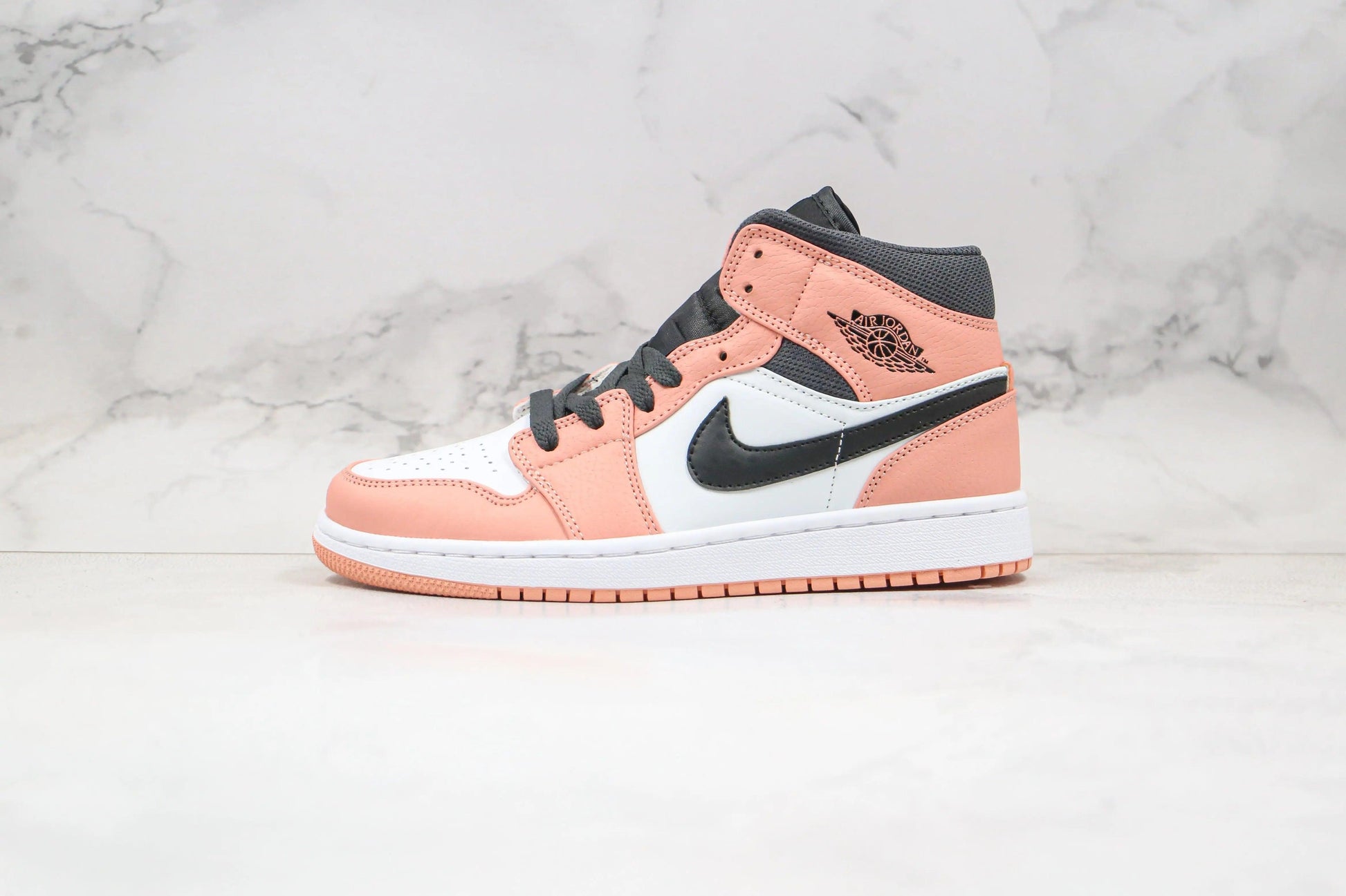 Designer Air Jordan 1 Mid" Digital Pink Quartz High Q ( Customs And Box ), Jordan 1 Sneakers Active