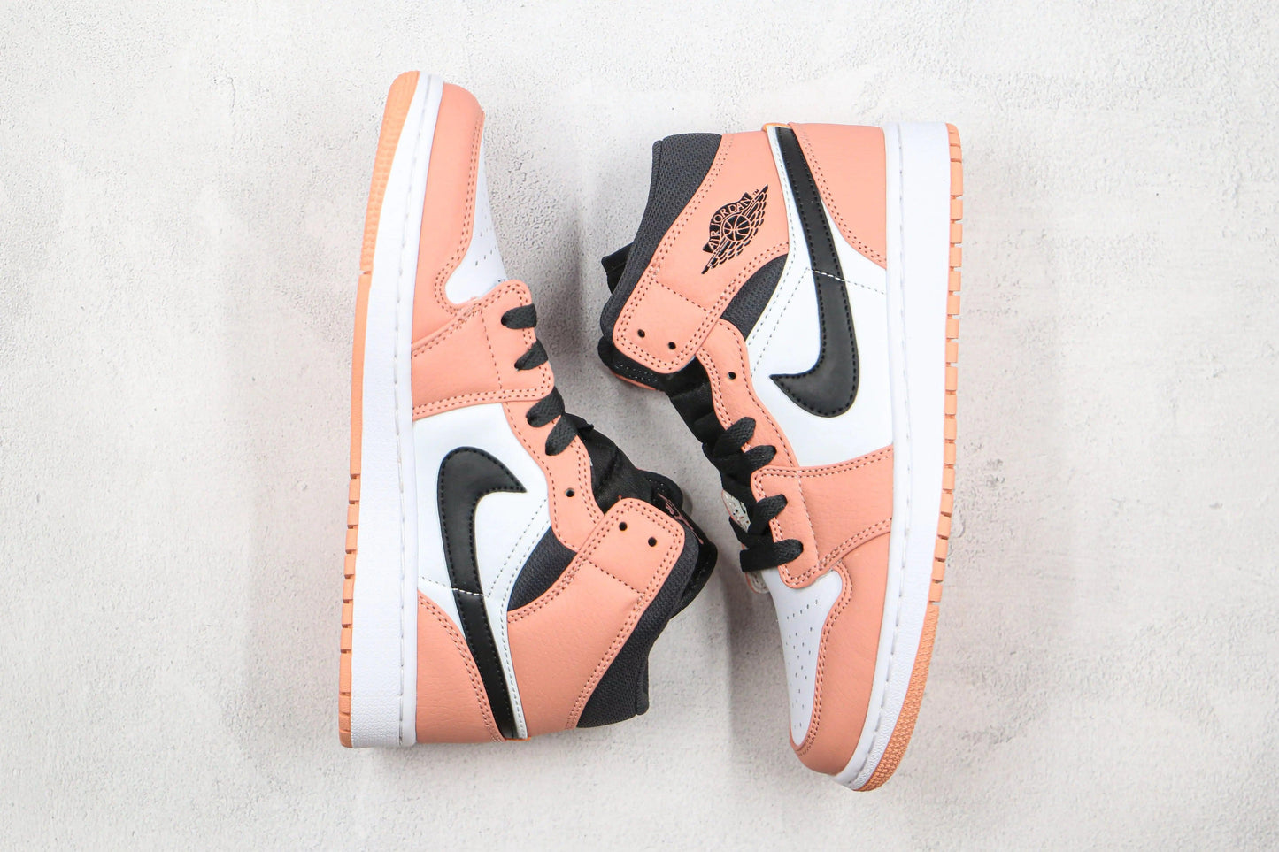 Designer Air Jordan 1 Mid" Digital Pink Quartz High Q ( Customs And Box ), Jordan 1 Sneakers Active