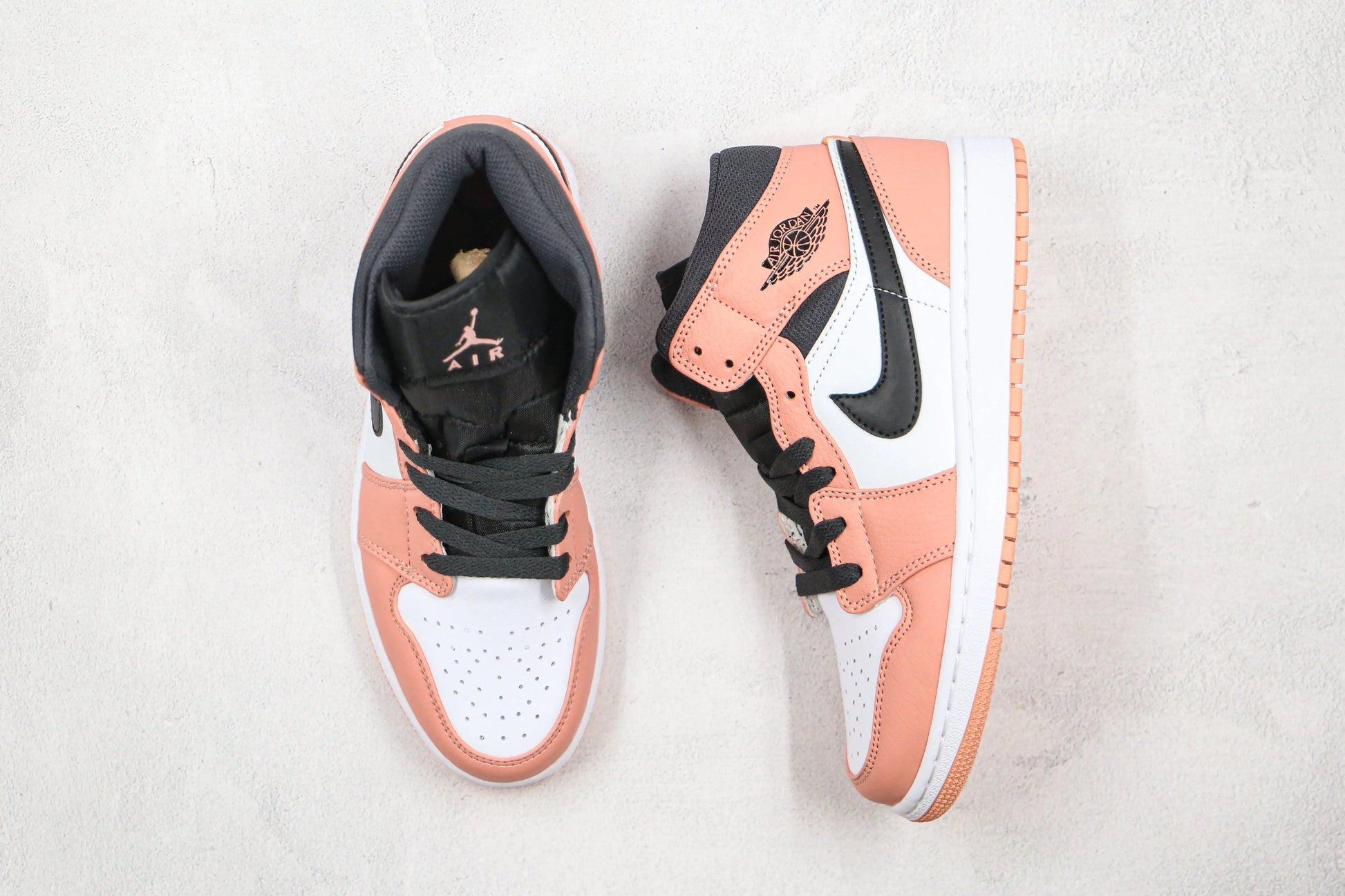 Designer Air Jordan 1 Mid" Digital Pink Quartz High Q ( Customs And Box ), Jordan 1 Sneakers Active