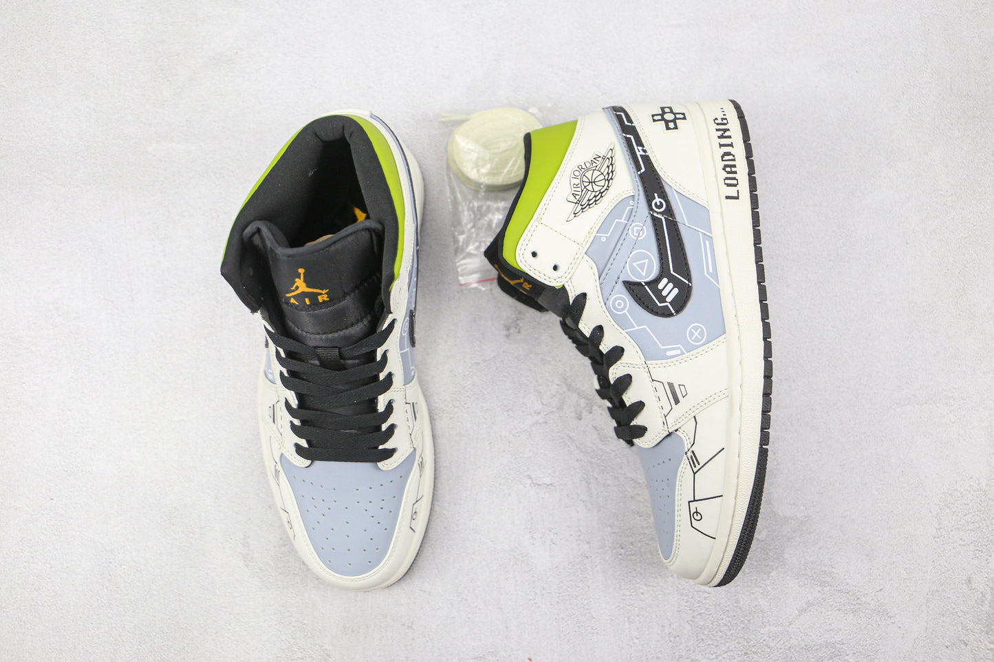 Designer Air Jordan 1 Mid 554725 170