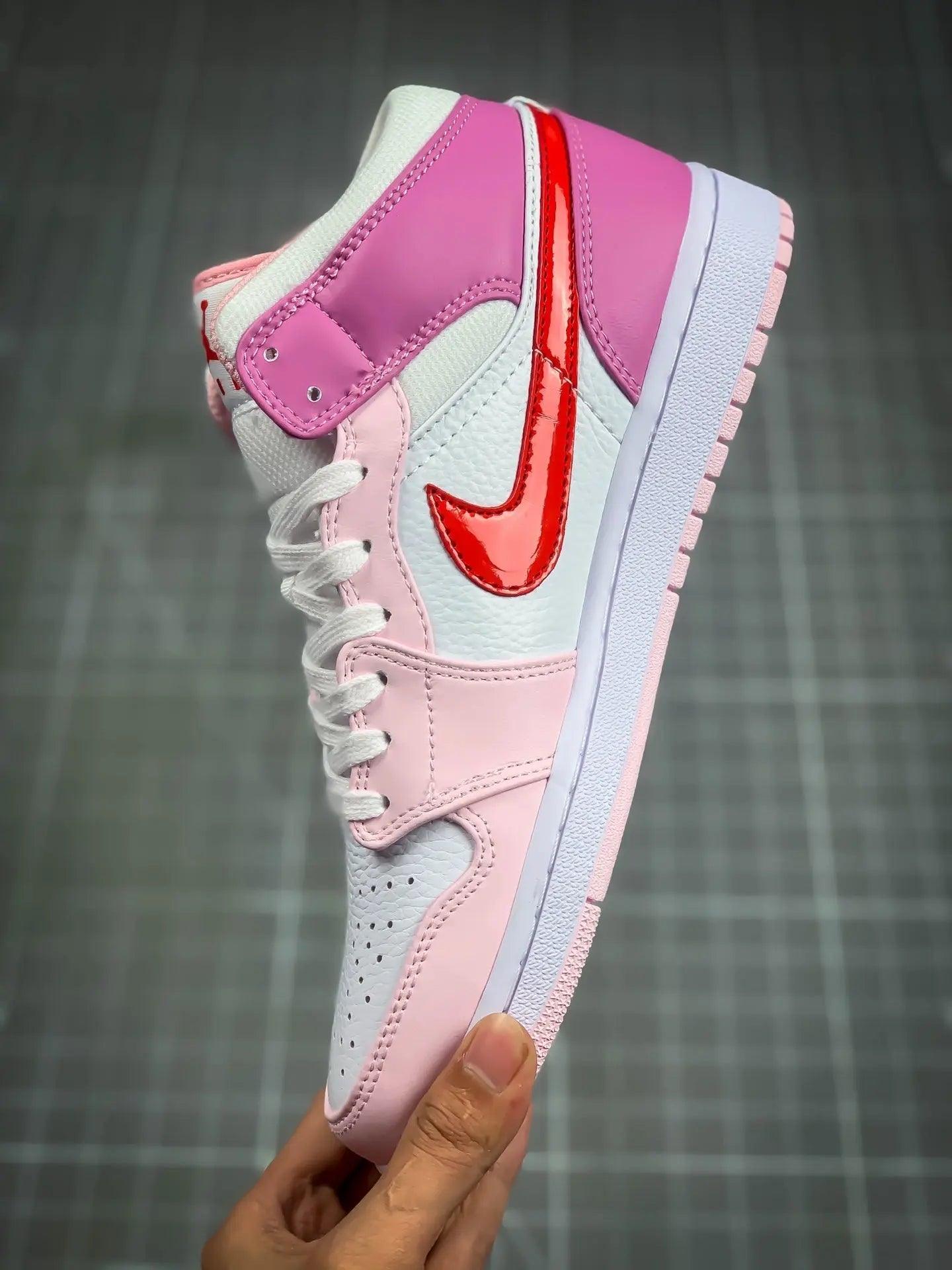 Designer Air Jordan 1 Mid AJ1 Joe 1 White Powder