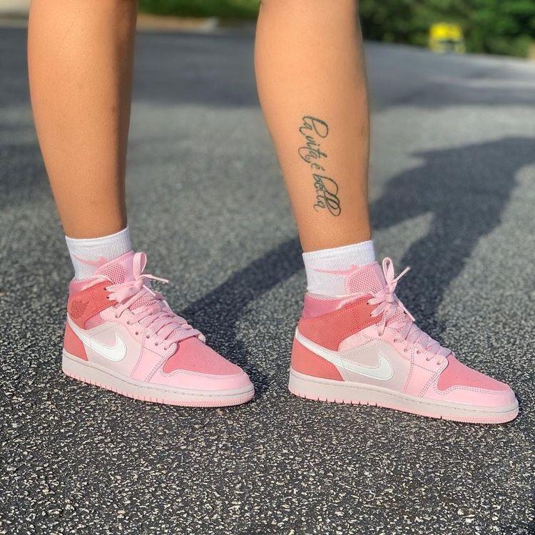 Designer Air Jordan 1 Mid Digital Pink High Q