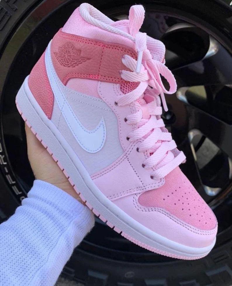 Designer Air Jordan 1 Mid Digital Pink High Q