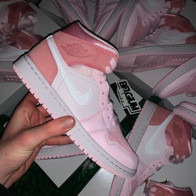 Designer Air Jordan 1 Mid Digital Pink High Q