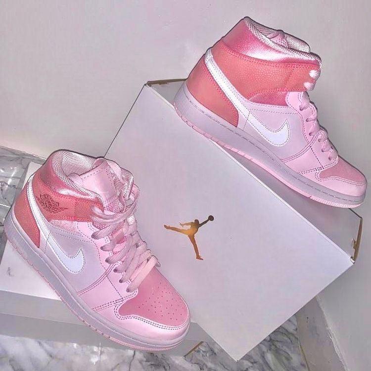 Designer Air Jordan 1 Mid Digital Pink High Q