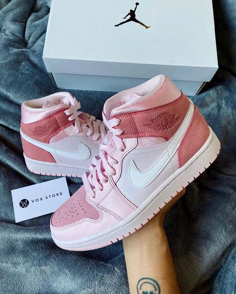 Designer Air Jordan 1 Mid Digital Pink High Q