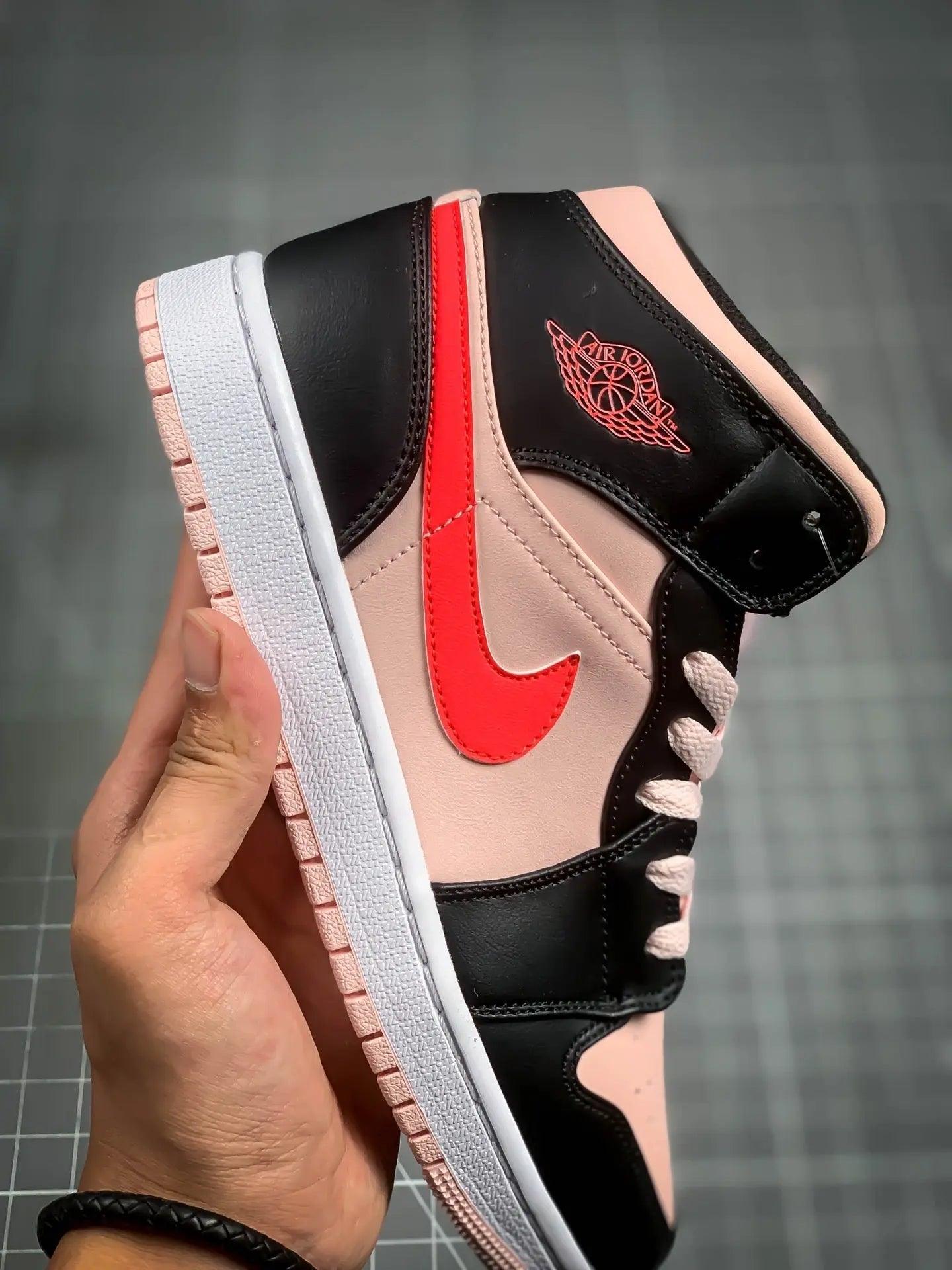 Designer Air Jordan 1 Mid Pink